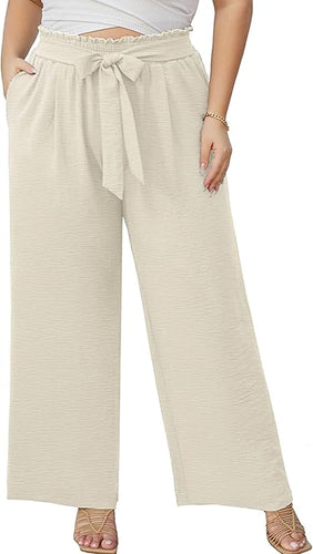 Women's Plus Size Wide Leg Lounge Pants