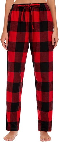 Women’s Soft Woven Cotton Flannel Pajama Pants