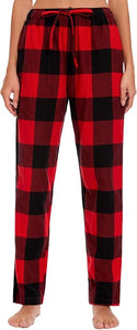Women’s Soft Woven Cotton Flannel Pajama Pants