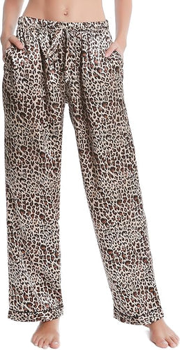 Women's Silky Satin Pajama Pants